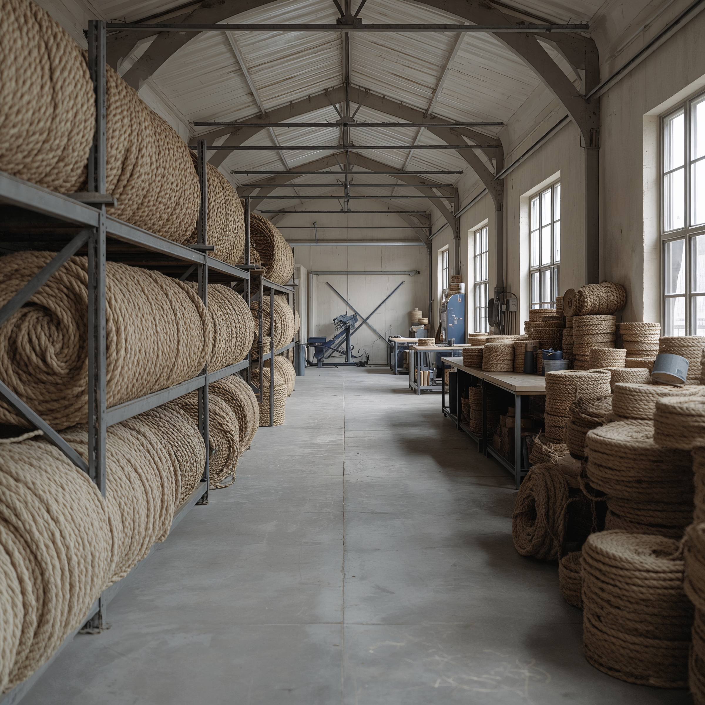 Mkonge Tanzania Limited factory spinning line machinery for premium sisal yarn
